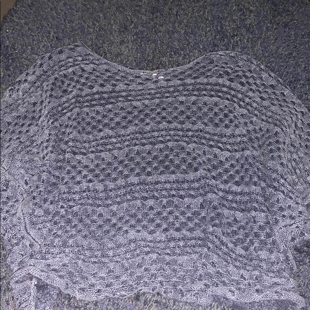Sweater poncho